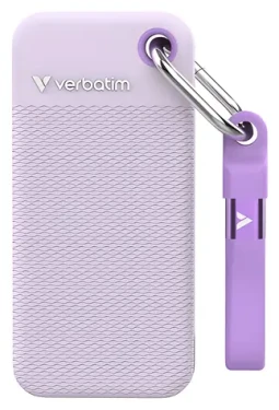 Verbatim Pocket SSD Colour Edition 2TB fialová / Externý SSD / USB-C 3.2 Gen 2 / R: 1000 MB/s / W: 1000 MB/s (32323)