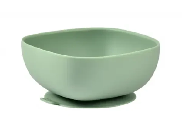 Beaba Miska silikónová s prísavkou Sage Green (913547BB)