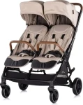 CHIPOLINO Kočík pre dvojčatá športové Twinity Tiramisu (KBTT02502TR)