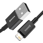 Baseus CALYS-A01 Kábel USB-A (M) - Lightning (M) 1 m čierna (CALYS-A01)