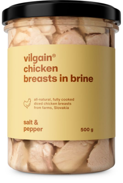 Vilgain Kuracie prsia v slanom náleve – so soľou a korením 500 g