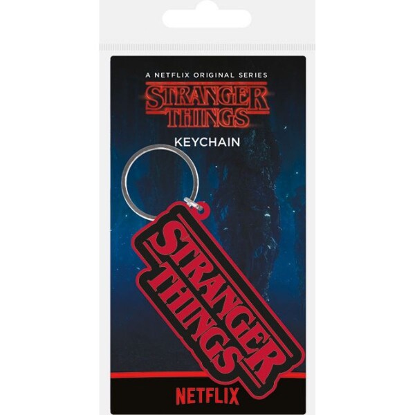 Kľúčenka gumová, Stranger Things - logo