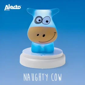 Alecto NAUGHTY COW modrá krava / Detské nočné svetlo / LED / 3x AA batérie (NAUGHTY COW)