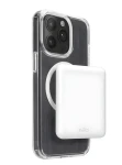 Puro Power Mag biela / Powerbanka / 5000 mAh / MagSafe / 10 W / USB-C