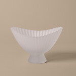 Ferm Living Dizajnová misa Fountain Glass Frosted Middle