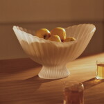 Ferm Living Dizajnová misa Fountain Glass Frosted Large