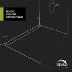 Laveo - Basso - sprchový žľab nástenný 100 cm, nerez COB_211D