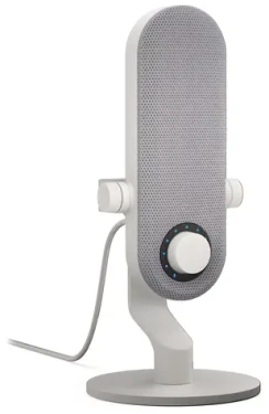 KRUX Pin biela / USB mikrofón / Otočný ovládač / Mini jack odposluch (KRXC019)
