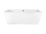 BESCO - Voľne stojaca vaňa VERA (LUZZI) - Farba - Biela, Rozmer vane - 180 × 80 cm VANLUZ180