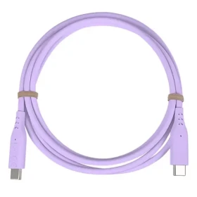 PremiumCord silikónový USB-C - USB-C fialová / Kábel / 60W / PD / 480 Mbps / 1,5 m (ku31sa15v)