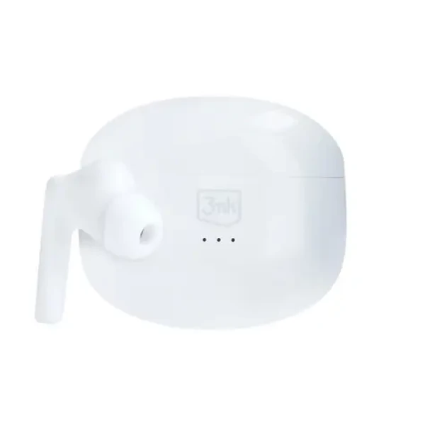 3mk LifePods biela / Bezdrôtové slúchadlá s mikrofónom / Bluetooth 5.3 (5903108487825)