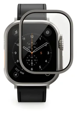 Epico UNUM SapphireShield strieborná / Ochranné sklo / pre Apple Watch Ultra 49mm / Syntetický zafír / Titanový rámček (73812151300006)