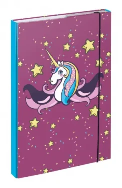 BAAGL Dosky na školské zošity A4 Unicorn / 23x32x3 cm (A-7303)