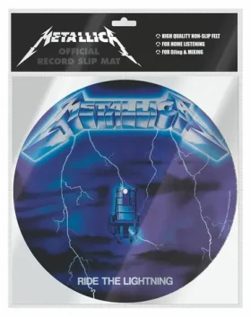Pyramíd Podložka na gramofón Metallica - Ride the Lightning / Podložka na gramofón / Antistatická úprava (GP85850EPM)