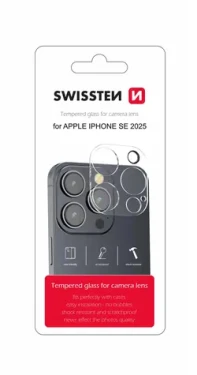Swissten ochranné sklo na šošovku fotoaparátu pre Apple IPHONE 16e (94500127)