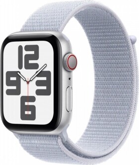 Apple Watch SE GPS + Cellular 40mm Silver Alu Sport Loop Modrý (MXGE3ET/A)