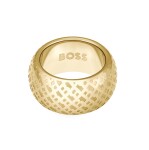 Hugo Boss Výrazný pozlátený prsteň pre ženy 1580589 mm