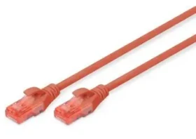 Digitus Cat6 U/UTP červený / Patch kábel / RJ45-RJ45 / 1 m / AWG 26/7 (DK-1612-010/R)