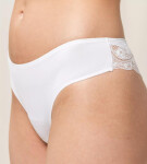 Dámske tangá Lovely Micro Brazilian String biela TRIUMPH WHITE