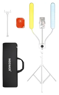 Neewer BH40B / LED osvetľovacia sada / 2x 210 LED / 3200-5600K / 36 W / statív 84-200 cm (BH40B)