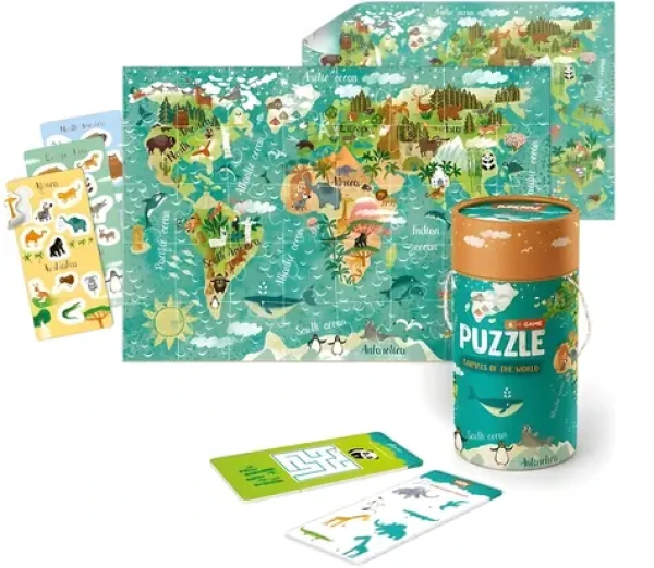 DODO Sada puzzle a hier Svetové zvieratá