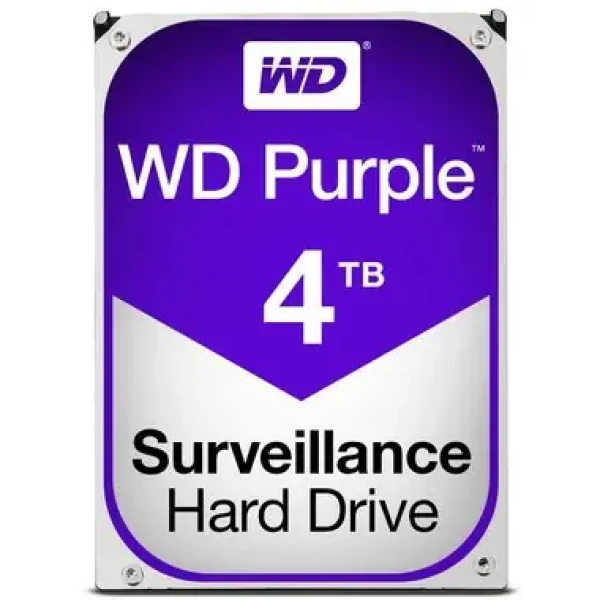 WD Purple 4TB / HDD / 3.5" SATA III / 5 400 rpm / 64MB cache / 3y (WD40PURZ)