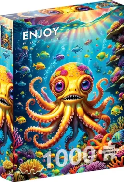 ENJOY Puzzle Roztomilá chobotnička