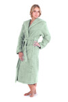 Šaty Athena s kapucňou 3116 fern 6251 - Vestis XXL Zelená
