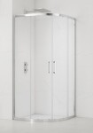 Sprchovací kút štvrťkruh 80x80 cm SAT TEX SIKOTEXS80CRT SIKOTEXS80CRT