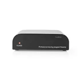 Nedis Predzosilňovač / Vstupný konektor: 1x RCA / Výstupný konektor: 1x RCA / 2 Kanály / Gramofón / Phono (AAMP2411BK)