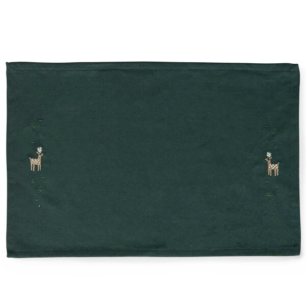 JUNA Vyšívané prestieranie Reindeer 49 × 32 cm