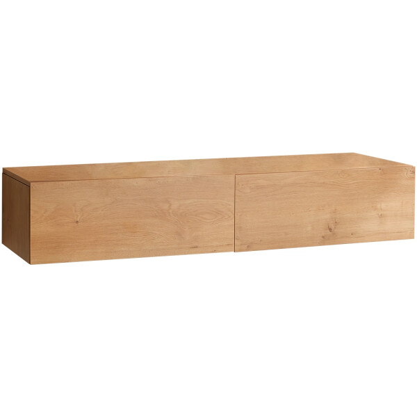 CERANO - Kúpeľňová skrinka pod nástenné umývadlo/doplnková Noira - dub medový - 150x28x43 CER-8050BD7611