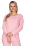 Dámske pyžamo 643 pink plus - REGINA Růžová XXL