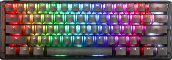 Ducky Ducky One 3 Aura Black Mini Gaming Tastatur, RGB LED - MX-Blue