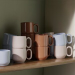 HAY Hrnček Barro Cup Light Blue – set 2 ks