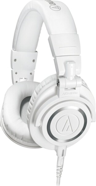 Audio Technica Audio Technica Ausinės ATH-M50XWH su laidu, Ant ausų uždedamos, 3.5 mm, Baltas