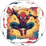 Jedlý papier Spider-Man v akcii 19,5 cm - Pictu Hap - Pictu Hap
