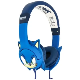 OTL Technologies Sonic The Hedgehog / Detské slúchadlá / gumové ušatá / 3,5 mm jack / 0,9 m (SH1179)