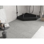 MEXEN - Flow+ päťboká sprchová vanička 100 x 100, čierna mat 46P701010H