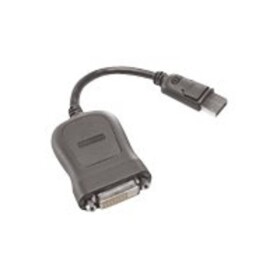 Lenovo 45J7915 DisplayPort / DVI adaptér [1x zástrčka DisplayPort - 1x DVI zásuvka 24+1-pólová] čierna; 45J7915