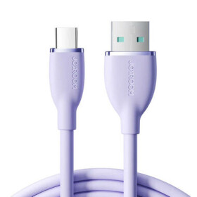 Joyroom SA29-AC3 Nabíjací kábel USB-A (M) - USB-C (M) 3A 1.2m fialová (SA29-AC3 1.2m purple)