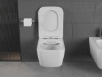 MEXEN/S - Stella Závesná WC misa vrátane sedátka s slow-slim, duroplast, biela 30680900