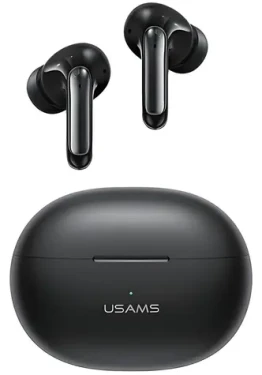 USAMS X-Don Series čierna / Slúchadlá / Bezdrôtová do uší / Bluetooth 5.3 / ENC (BHUXD01)