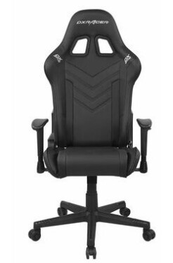 DXRacer P132N Herná stolička čierna / 119-129 cm / PU koža / 100 kg / 1D-Područky (P132/N)