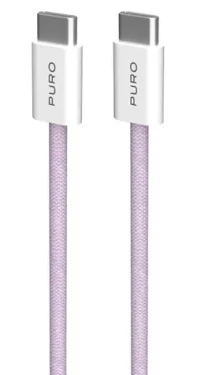 Puro Fabrik FABK4 coraltastic / Kábel USB-C na USB-C / 60 W / 1,5 m