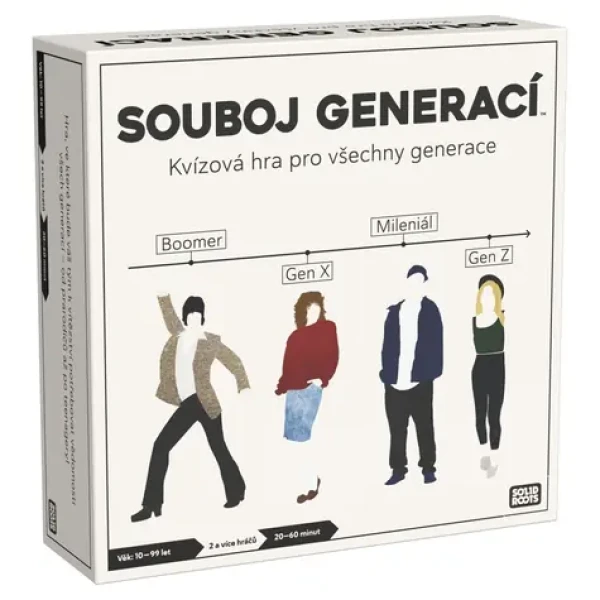 Spin Master GAMES Spoločenská hra Súboj generácií