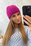 Dámska čiapka Rebecca K345 fuchsiová - Oliwier UNI