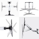StarTech Nástenný TV držiak Full Motion / 23-55" / VESA 75-400 mm / nosnosť 30 kg / naklápací, otočný (FHA-TV-WALL-MOUNT)