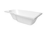 Asymetrická vaňa Laguna Beáta Plus 160x80 cm akrylát pravá BE1600PPLUS BE1600PPLUS