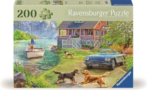 Ravensburger Puzzle: Leto pri jazere